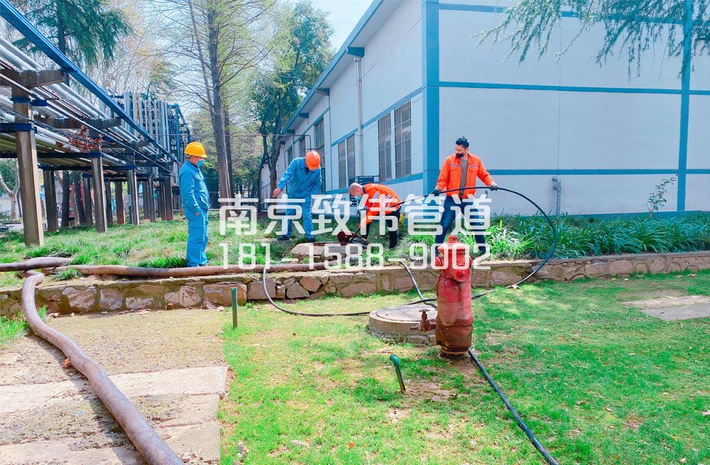 360栖霞石化工厂管道清洗